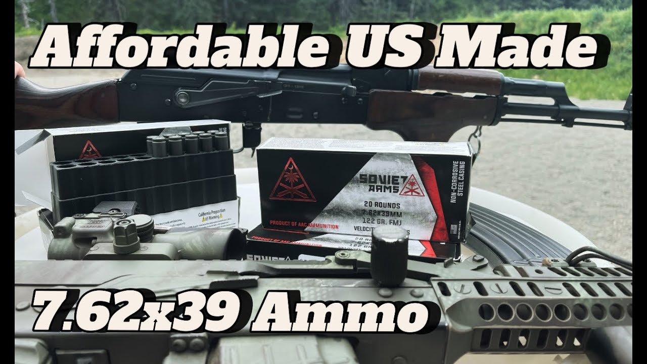 Finally! Affordable American Made 7.62x39-Palmetto AAC Ammo Review. Suprising Results