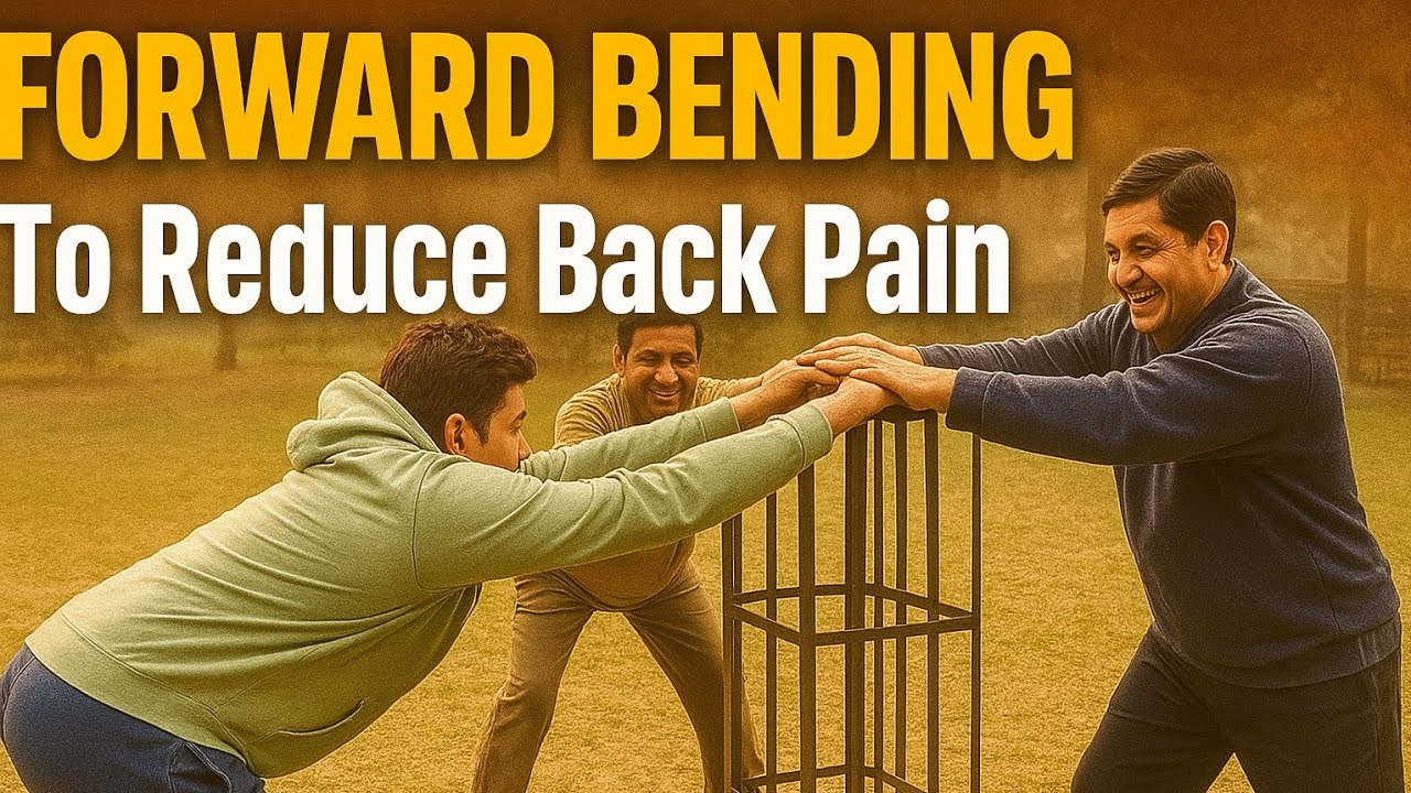 Instant Back Pain Relief! Forward Bending Exercise for Spine Flexibility | Do This Daily..