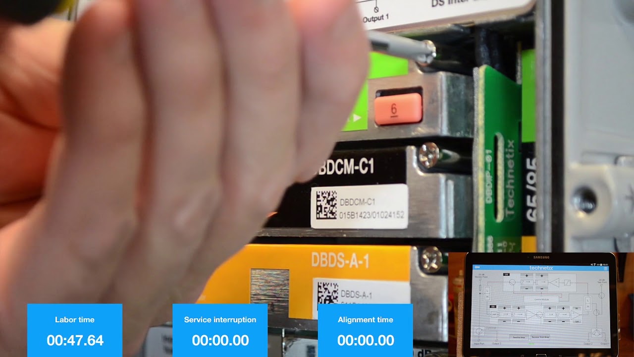 Technetix DBC-1200: Replacing the upstream module