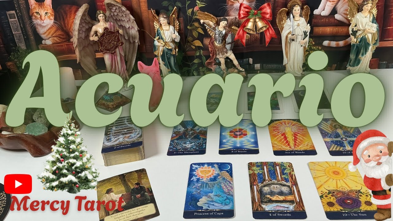 🎄 ACUARIO ♒️ LO INESPERADO LLEGA A TU CORAZ&Oacute;N ESTA NAVIDAD! #Acuario #acuariohoy 