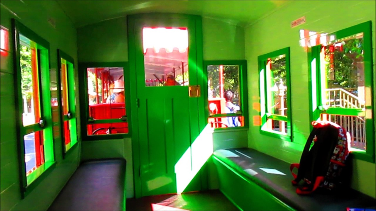 8/6/17 The Disneyland Railroad Part 1, Riding Caboose and Excursion 3