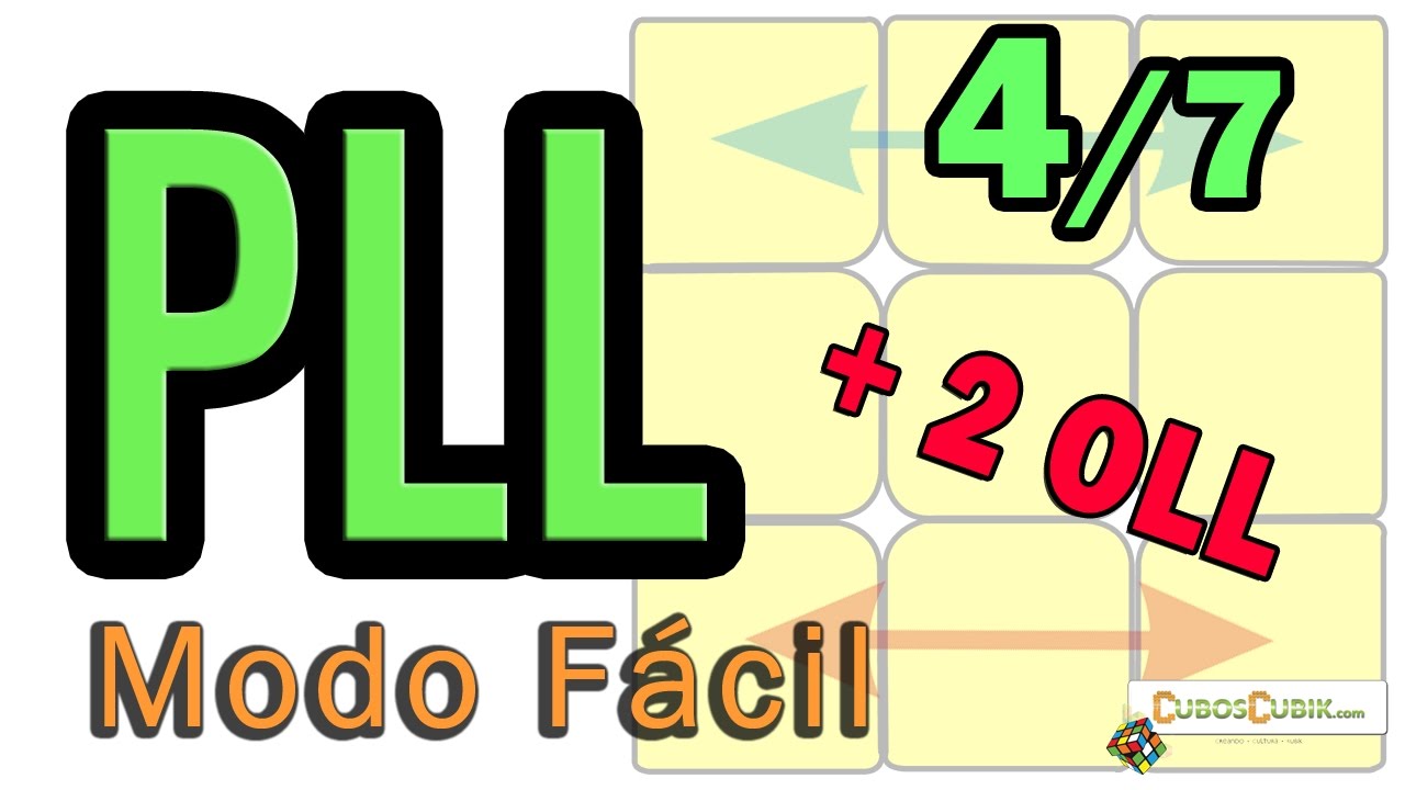 PLL Rubik + 2 OLL  - (4 -7) | CubosCubik