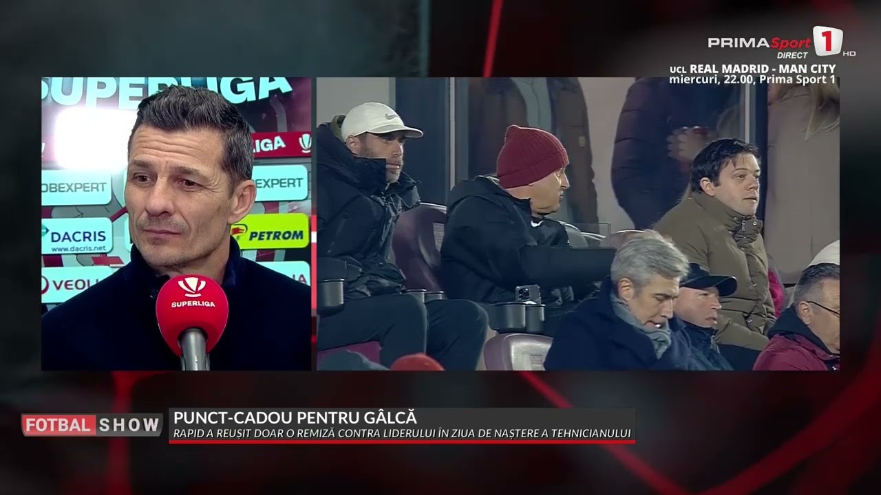 INTERVIU. Gâlcă, promisiune pentru rapidişti: „Vom arăta mai bine în play-off”
