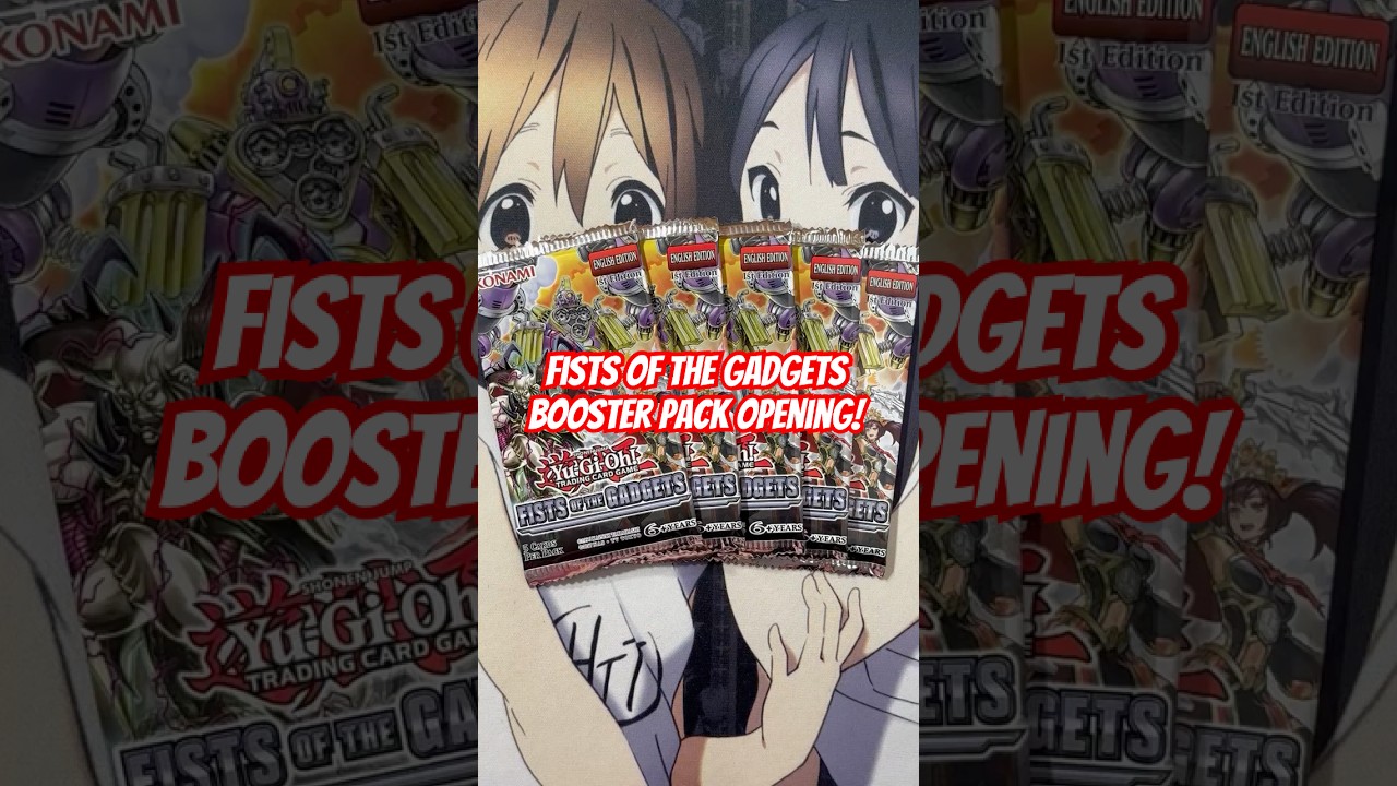 Открытие бустерных наборов Five Fists of the Gadgets для Yu-Gi-Oh! TCG