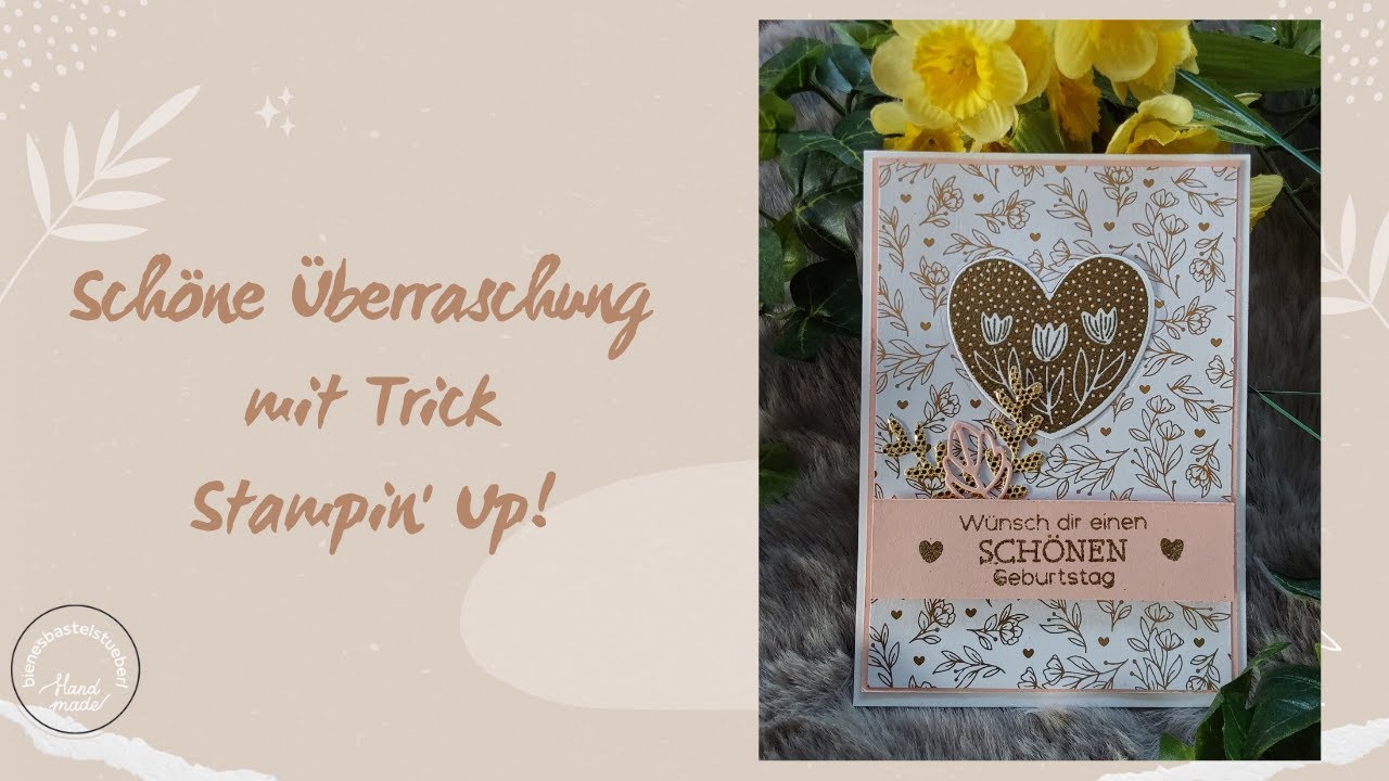 Schöne Überraschung mit Trick  Stampin' Up!