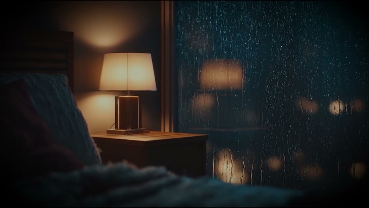 Rain on Bedroom Window 🌧️ 10 Hours Deep Sleep & Relaxing Rain Sounds