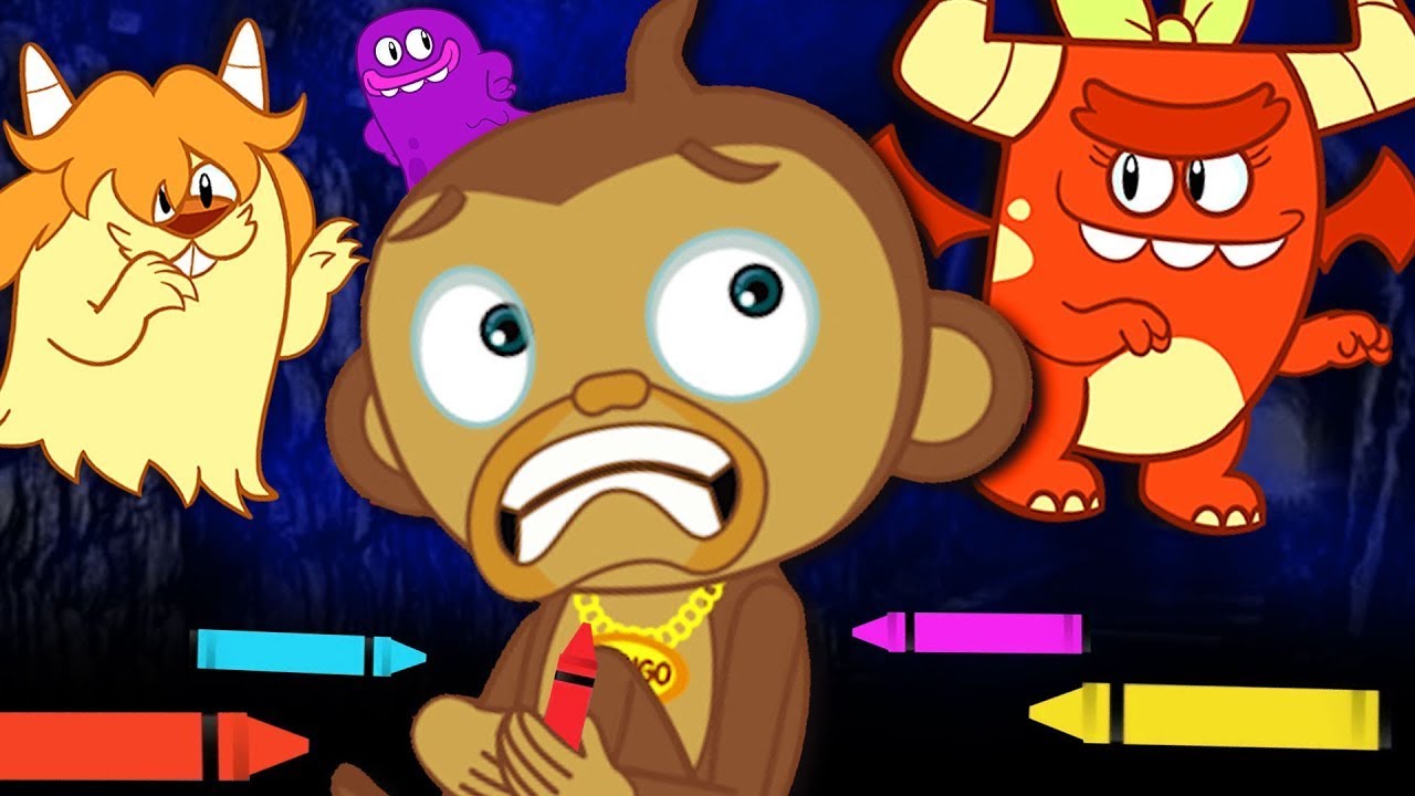Colors The Spooky Monster 🎨👻 खेलो और सीखो | learning videos for Toddlers | Annie Aur Ben