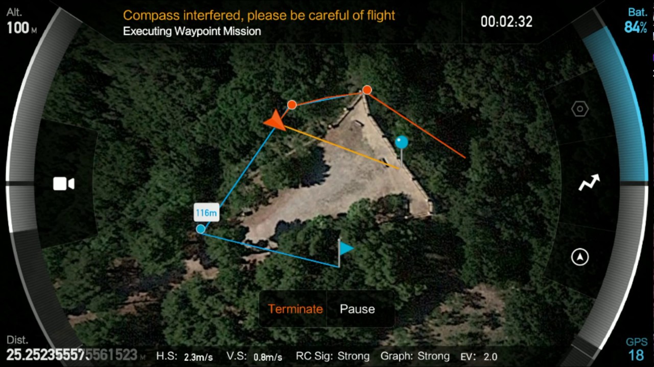 Xioami Mi drone version android  V 0.0.4.11 Orbit, Waypoint, distance video, Precision GPS map