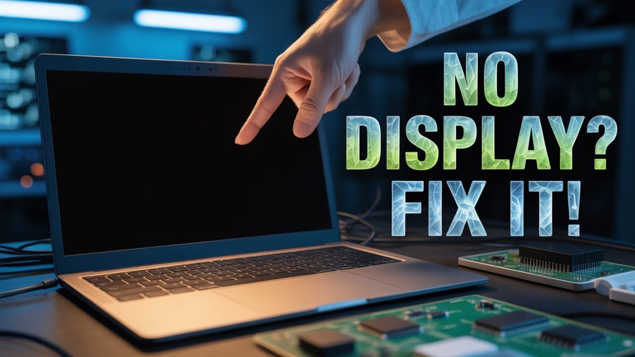 Is Your Laptop Screen REALLY Broken Or Is It Something Else?  No Display Error Fix
