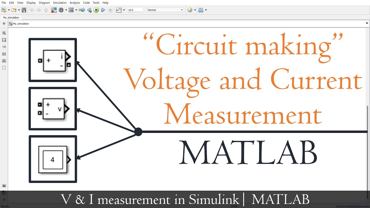 Simulating simple circuit in Simulink MATLAB | Voltage and Current measurement in Simulink MATLAB