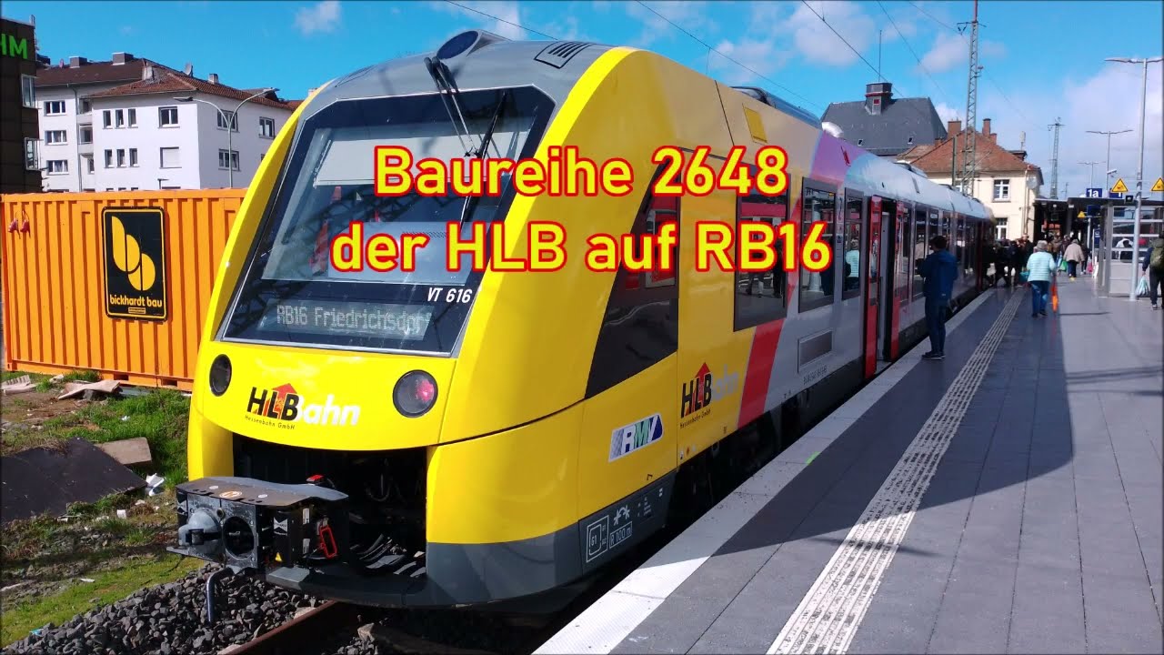 Baureihe 2648 der HLB auf RB16