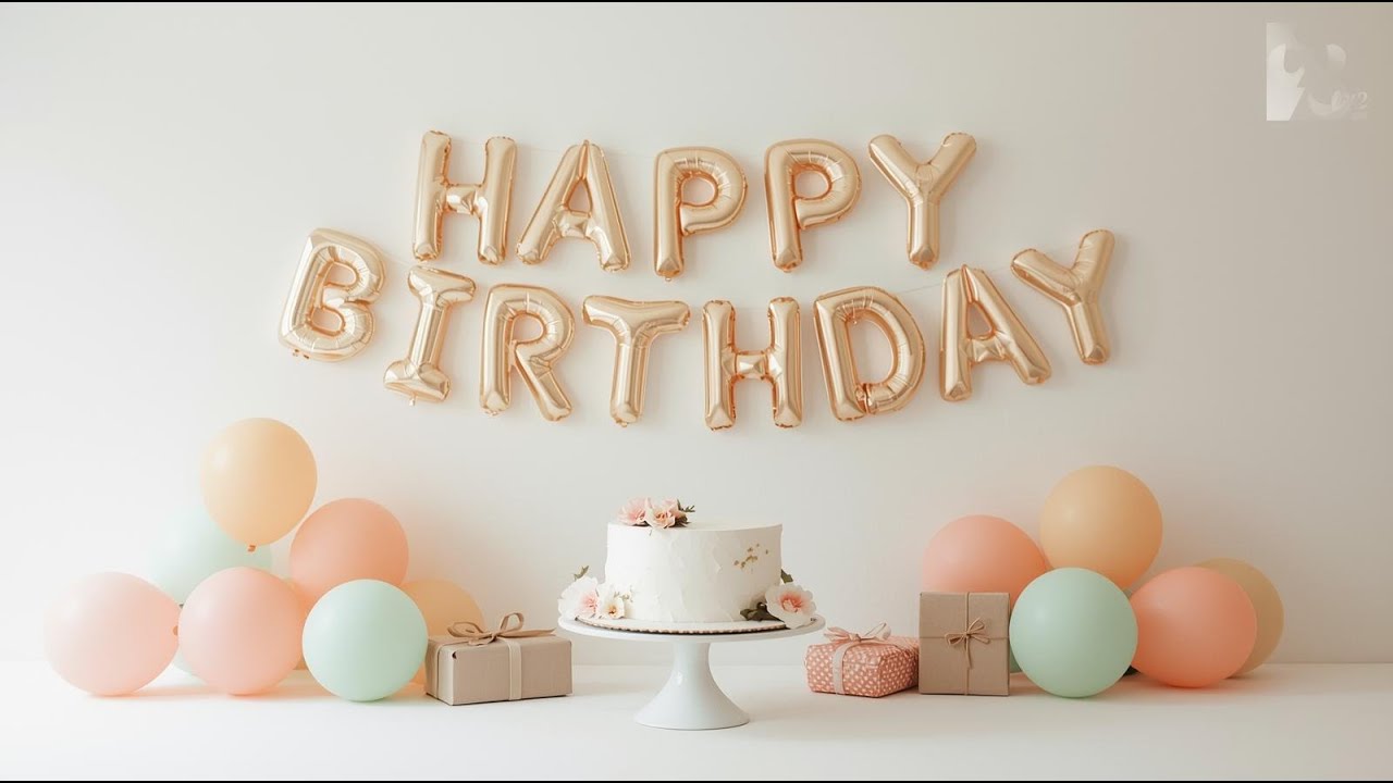 Happy Birthday Song ✨ | Minimalist Version