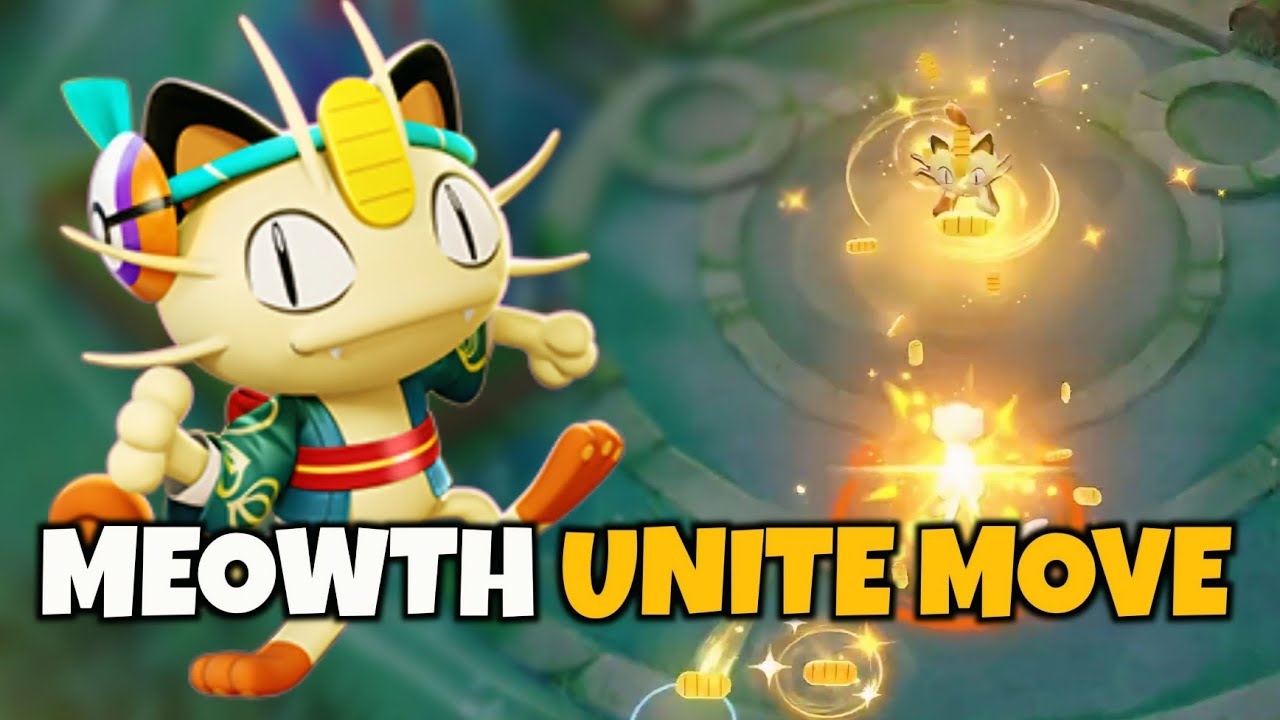 Узнайте все о приёме Meowth Unite в Pokémon Unity.
