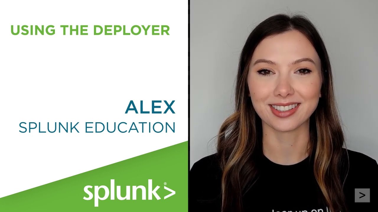 Using the Deployer in Splunk