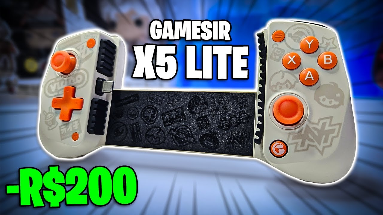 O CONTROLE BARATINHO PRA JOGAR NO CELULAR | GAMESIR X5 LITE