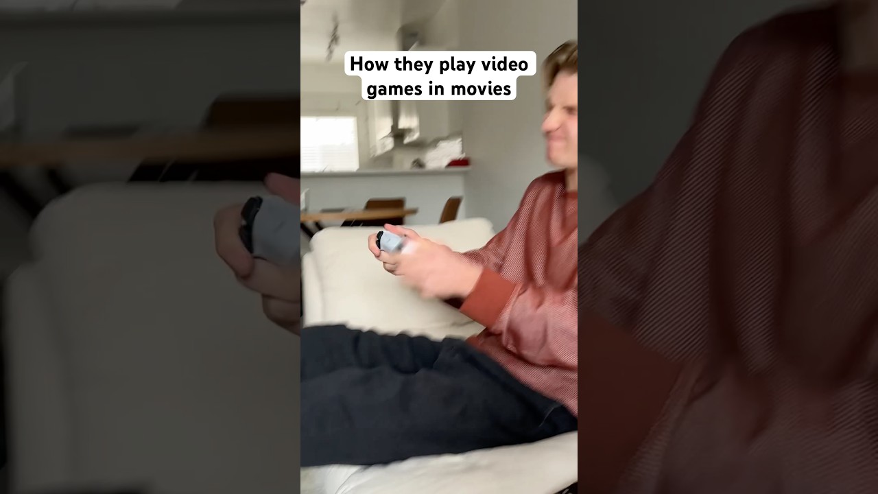 How they play video games in movies