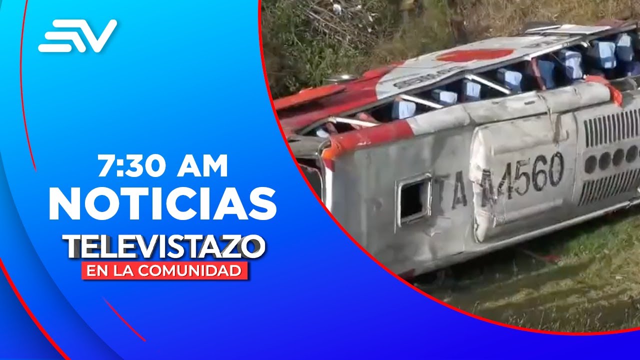 Chimborazo: Bus cayó por un barranco hubo 9 fallecidos y 12 heridos | Televistazo | Ecuavisa