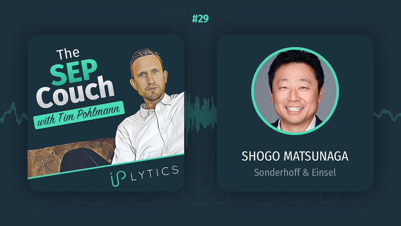 #29 Shogo Matsunaga | SEPs and the Law in Japan