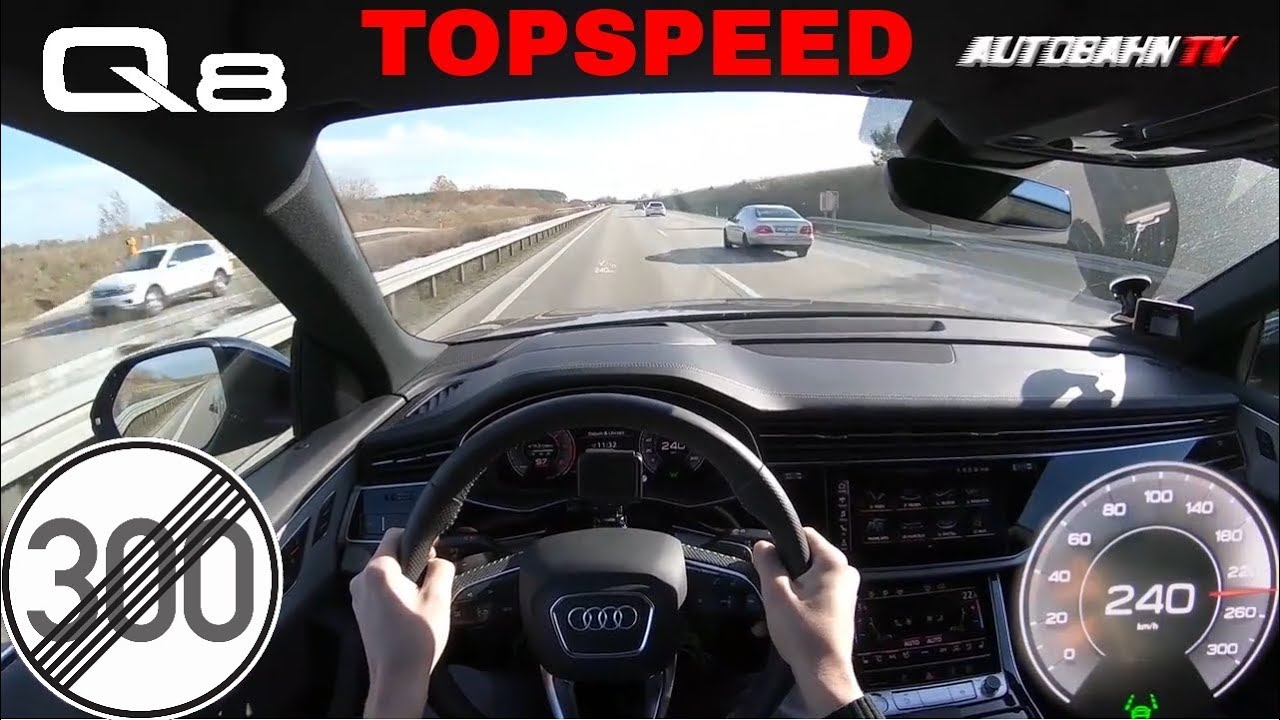 2019 Audi Q8 50 TDI (286HP) | POV TOP SPEED & ACCELERATION | 0-240km/h