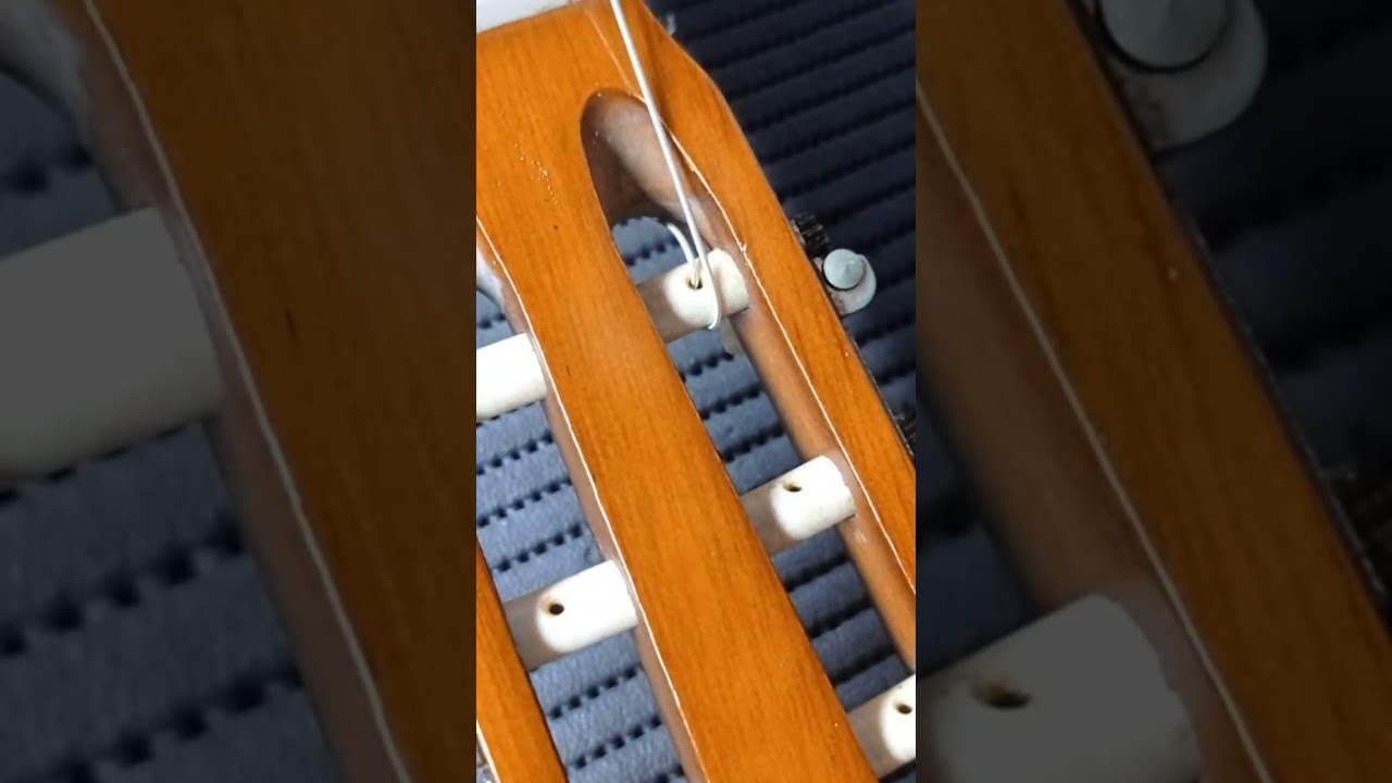 COMO COLOCAR CORDA DE NILON NA TARRAXA