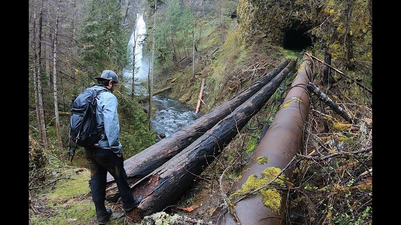 Memaloose Falls & Clackamas Falls Hike - Ropes, Caves, and Scary bridges