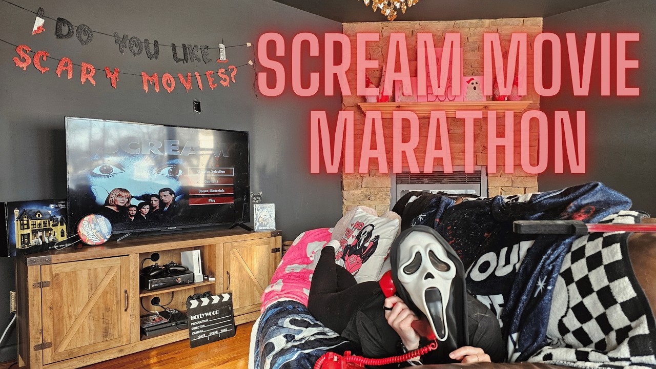SCREAM MOVIE MARATHON 🖤🔪🩸