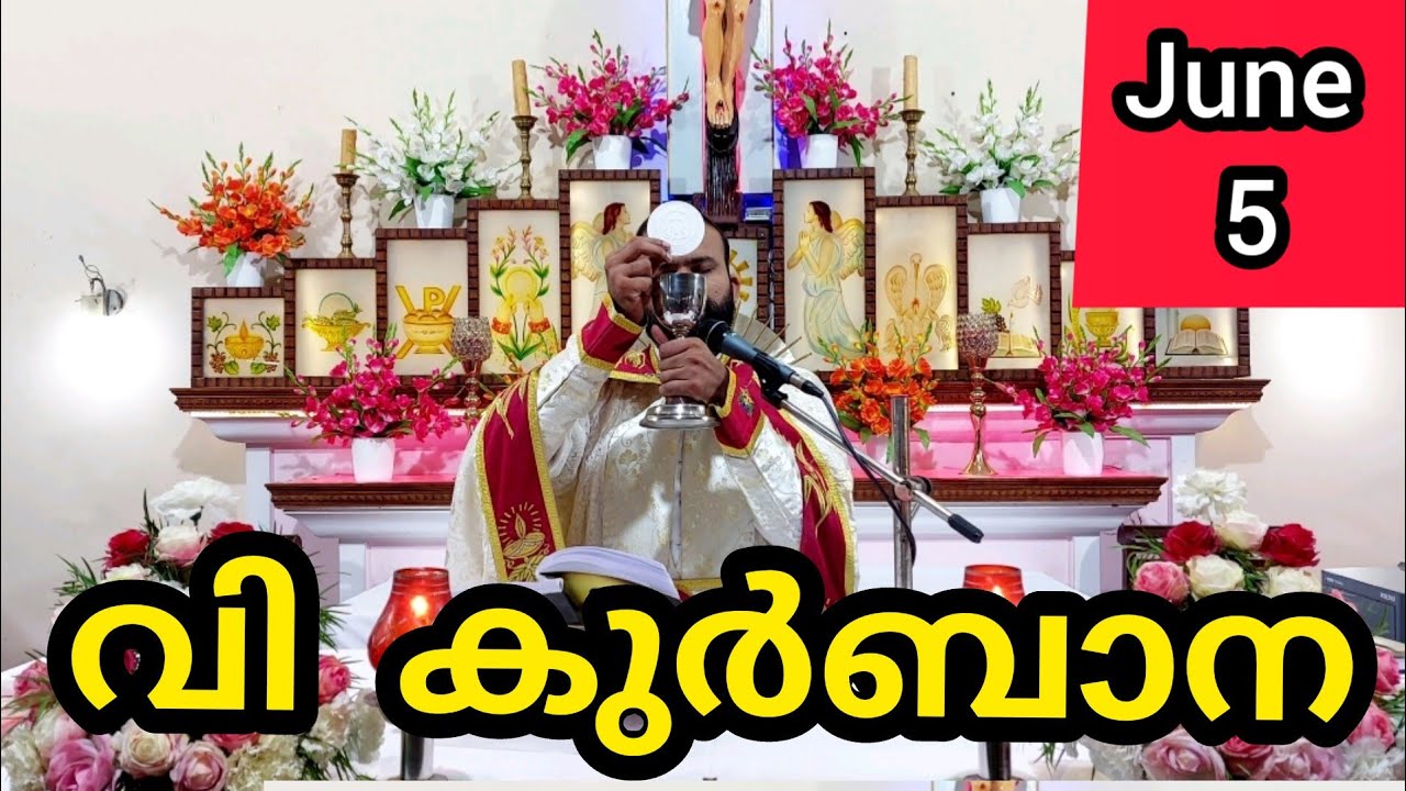 Holy Mass June 5 Friday Today Malayalam 5.30 am Syromalabar #holymass #live #qurbana #frjinu #mala