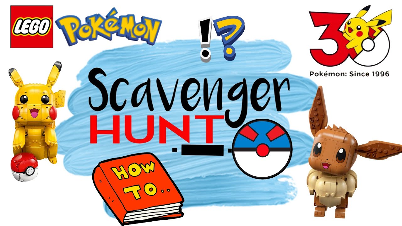 LEGO Pokemon Scavenger Hunt - How to Play and Hidden Code Details