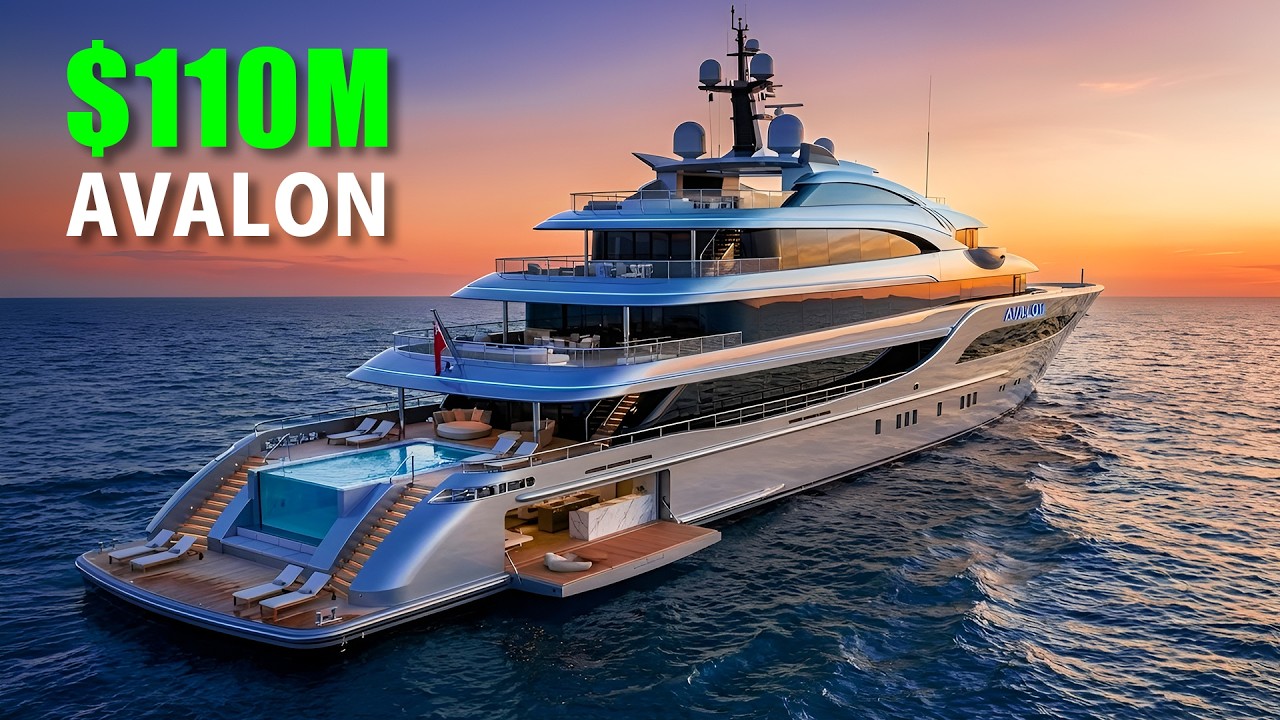 Внутри суперъяхты Avalon стоимостью 110 миллионов долларов — роскошь нового уровня