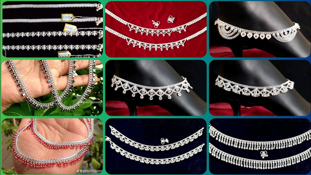 2026 simple designer rupar nupur/Silver Feet Nupur/Payel Designs#anklets/রূপার পায়ের নুপুরের ডিজাইন