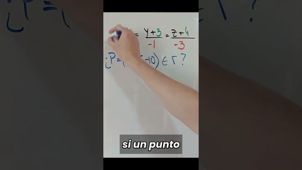 3 rectas en el espacio, &iquest;PARA QU&Eacute;? #geometria #rectas #vectorial #parametrica #matematicas