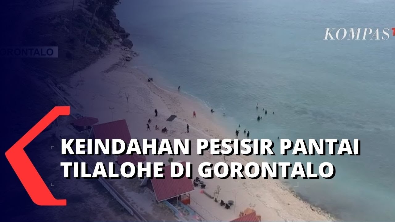 Wisata Pantai Tilalohe, Hanya Bayar Rp 5000,- untuk Menikmati Indahnya Pantai Berpasir Putih