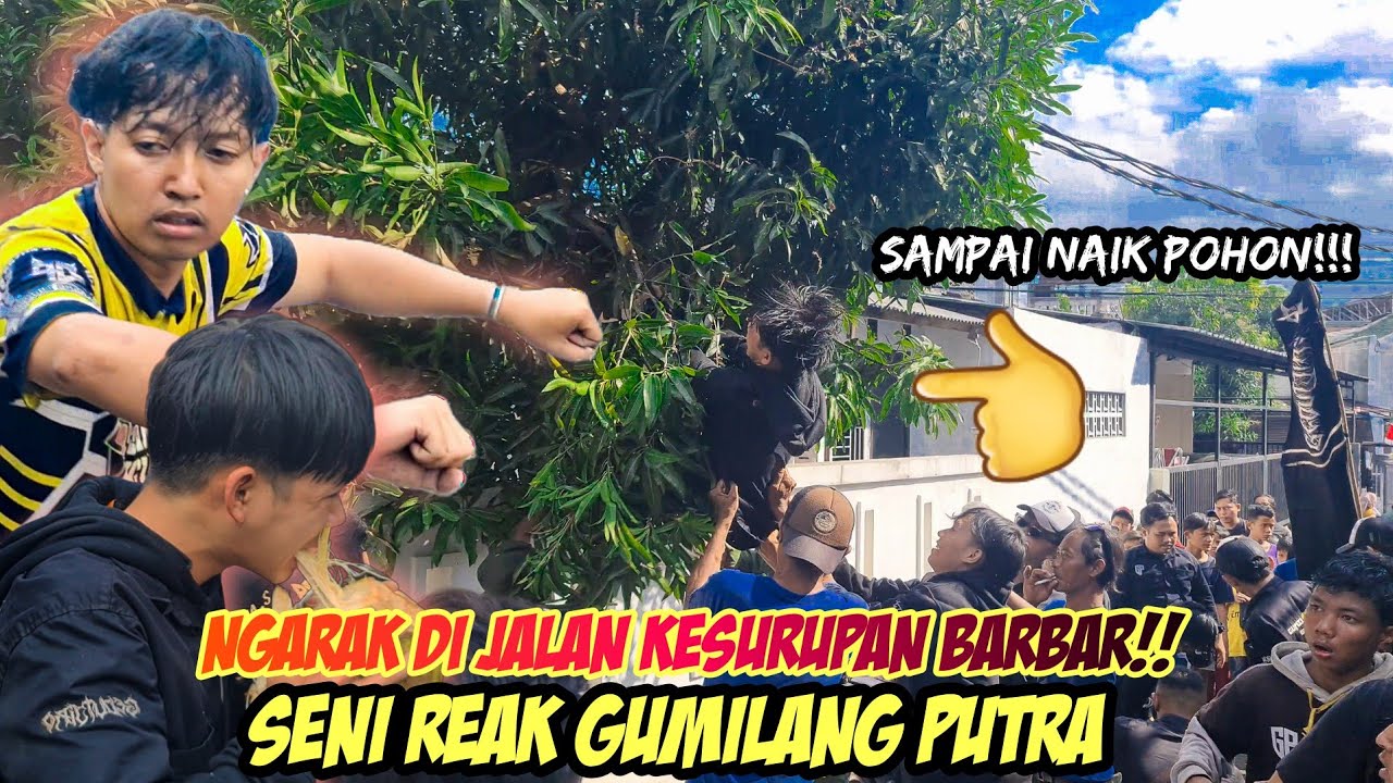 Seni Reak Gumilang Putra Saat Ngarak Di Jalan Banyak Yg kesurupan!!!