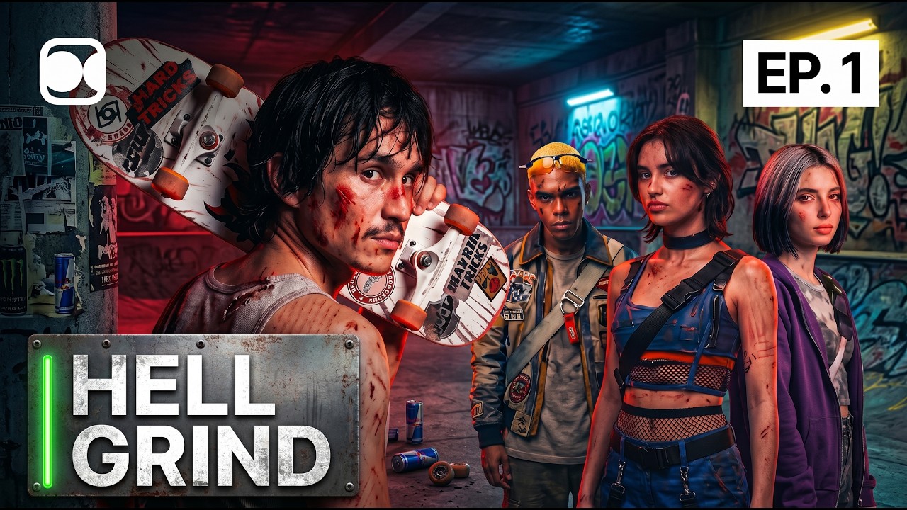Hell Grind - Эпизод 1 | Первый в мире сериал об искусственном интеллекте (2026)