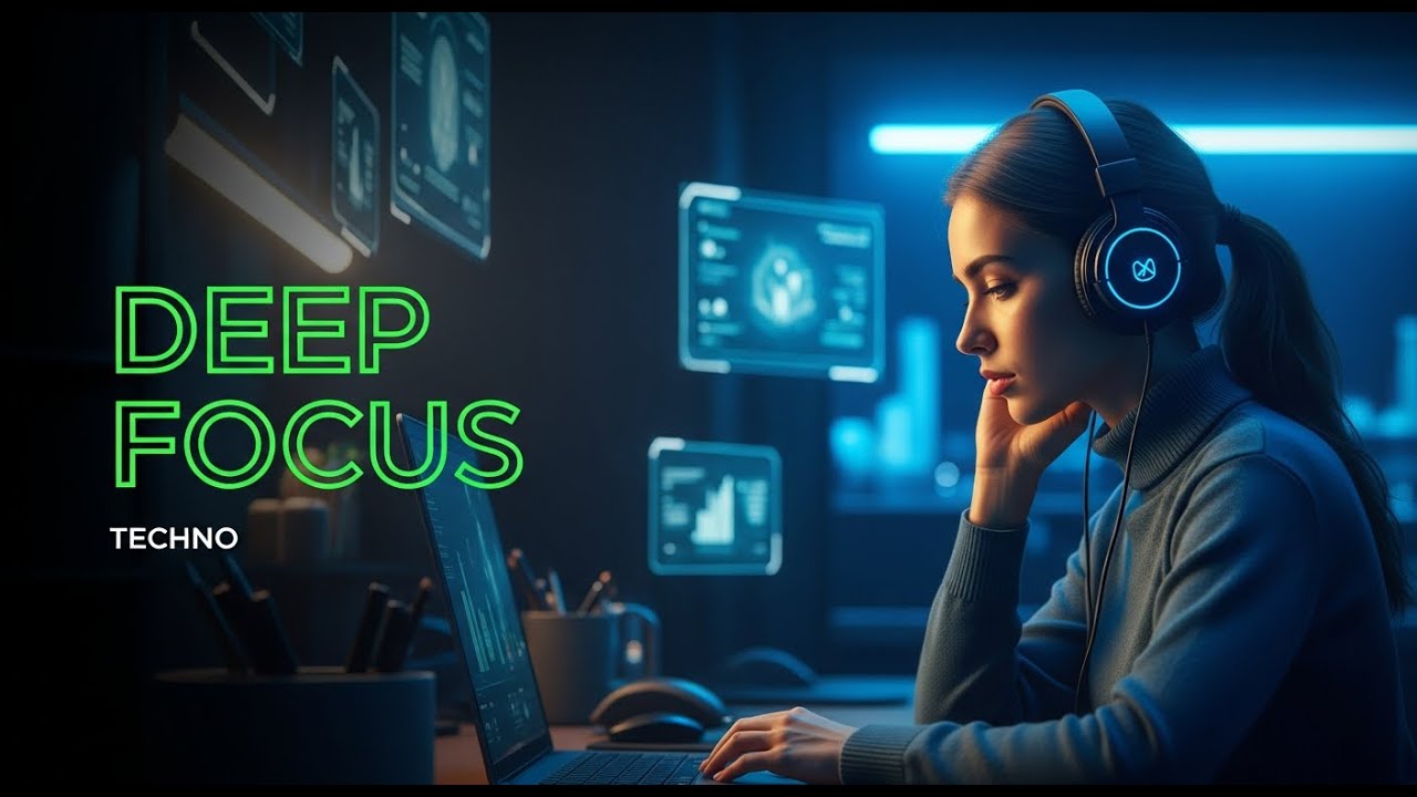 Deep Focus Melodic Techno 💻 Work & Study Concentration Mix