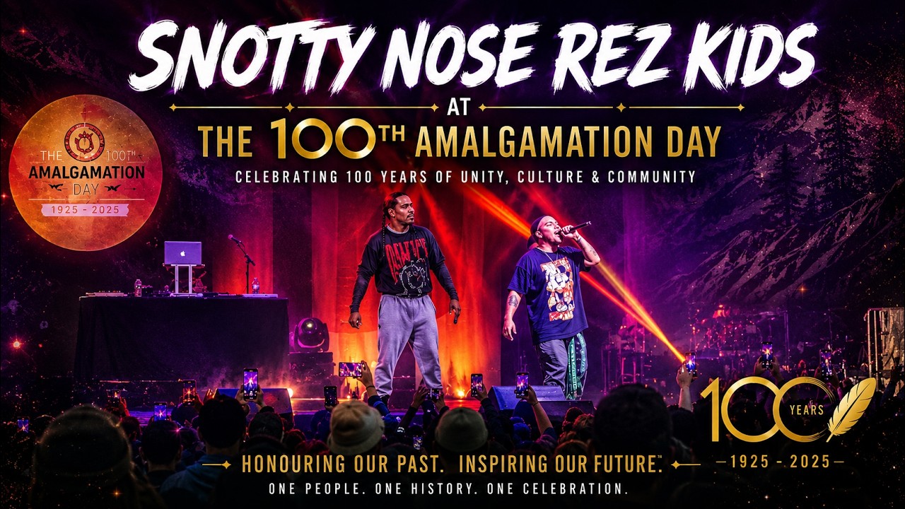 Snotty Nose Rez Kids at The 100th Amalgamation Day Festival 2023