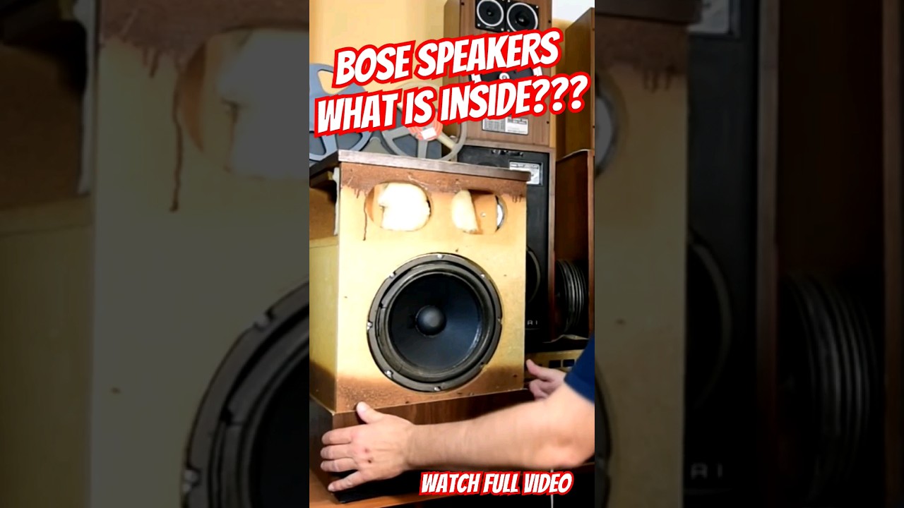 What's Inside? the BOSE 501 Rare Floorstanding SPEAKERS
