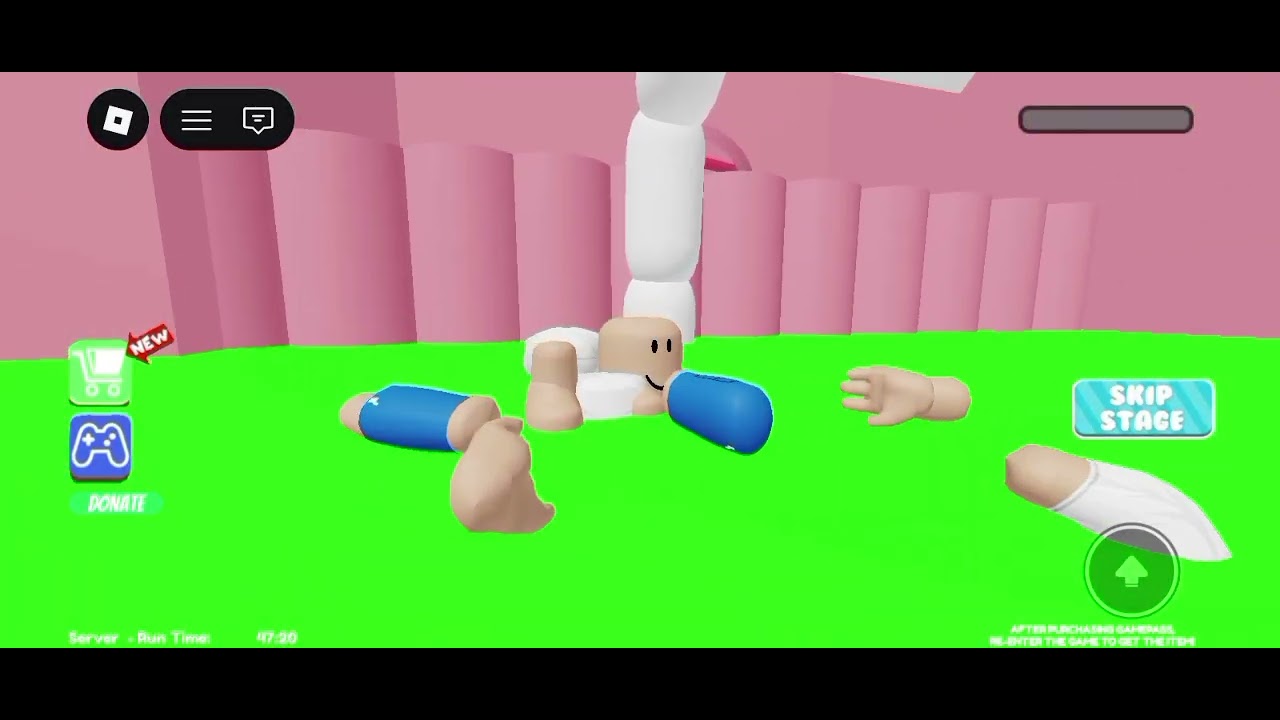 Beating the agym obby under 10 minutes!!!