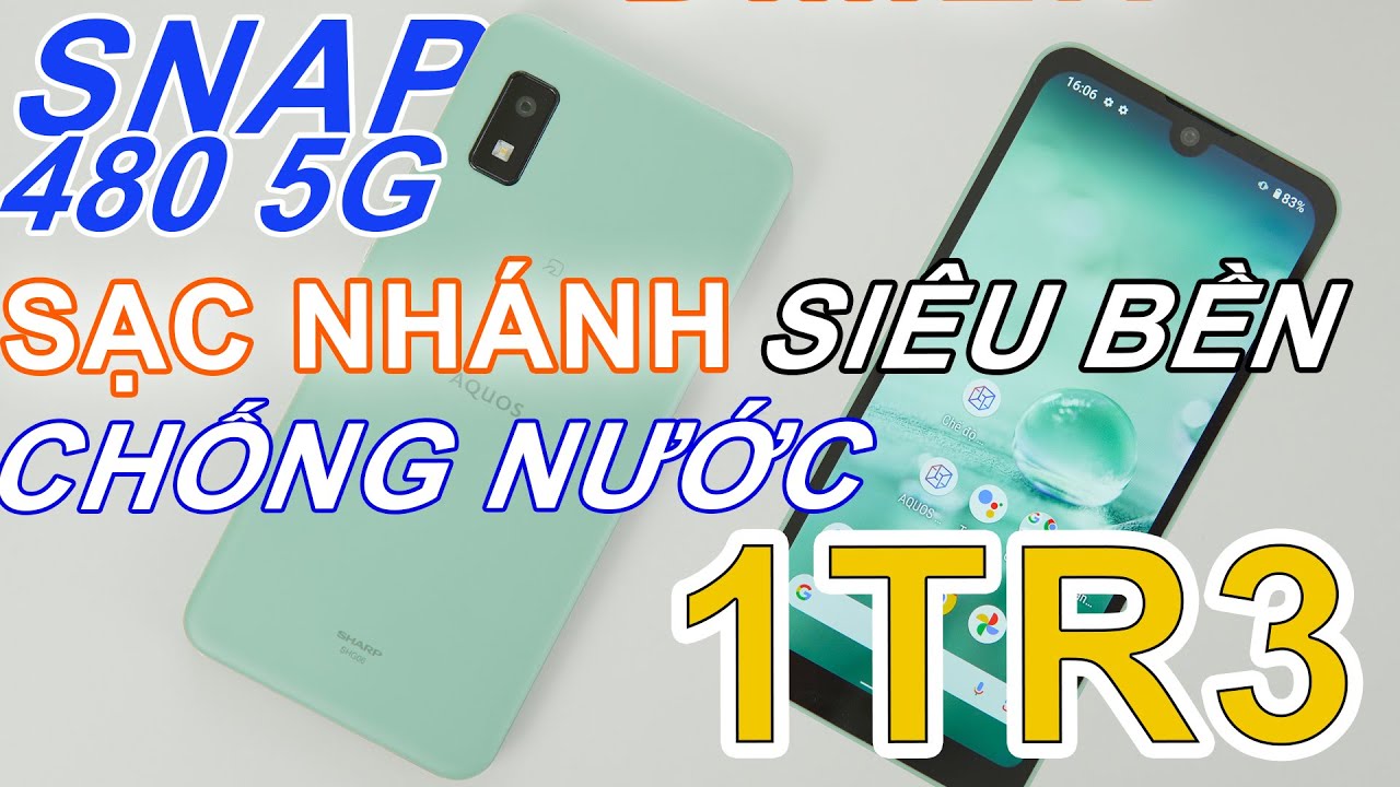 Đánh giá Sharp Aquos Wish mua shopee 1tr3: SNAP 480 5G, ESIM, CHỐNG NƯỚC, SẠC NHÁNH...