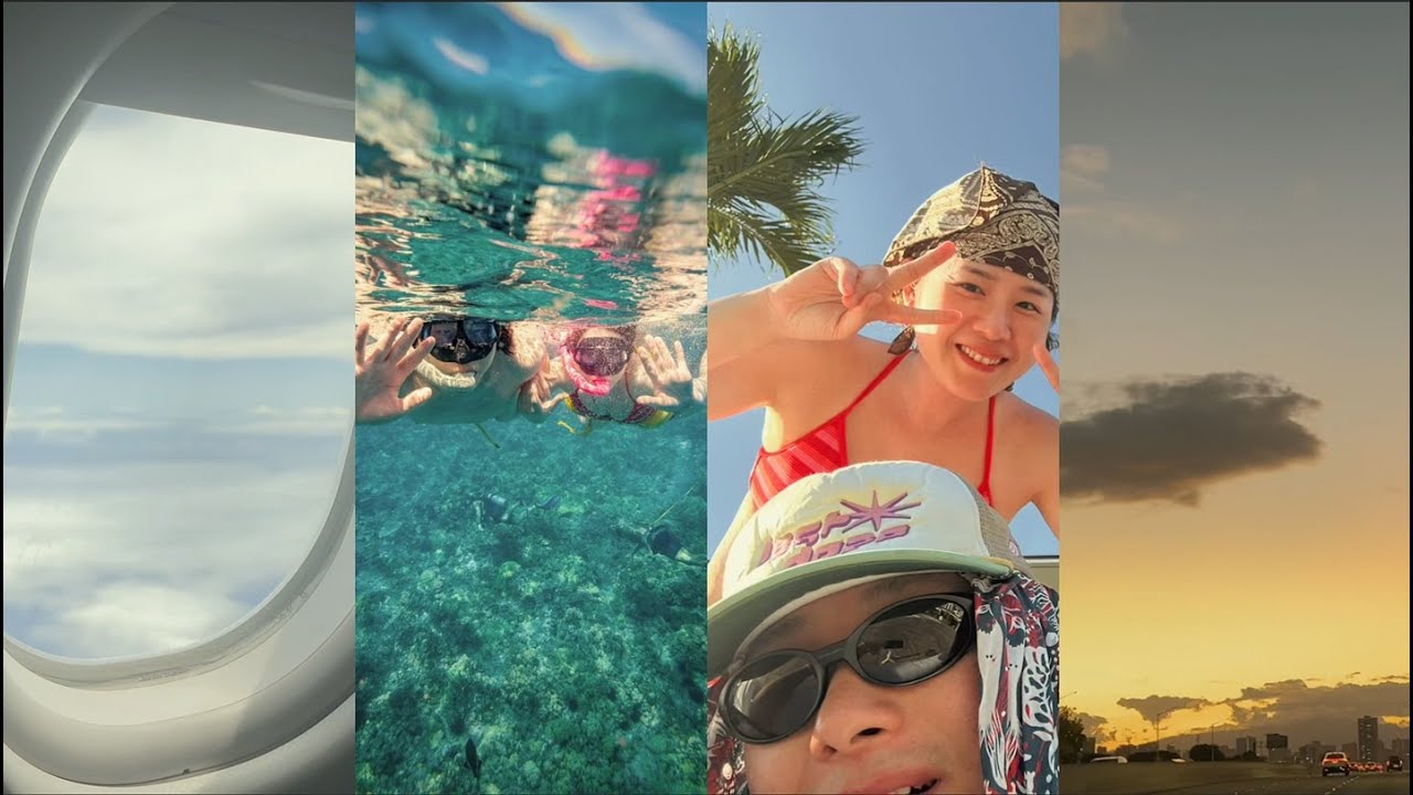 VLOG) 하와이 브이로그🌴 |마우이|몰로키니스노쿨링|할레아칼라일몰|마루가메우동|와이키키|알로쇼핑|와이키키|알라모아나|월마트| 딩크부부브이로그