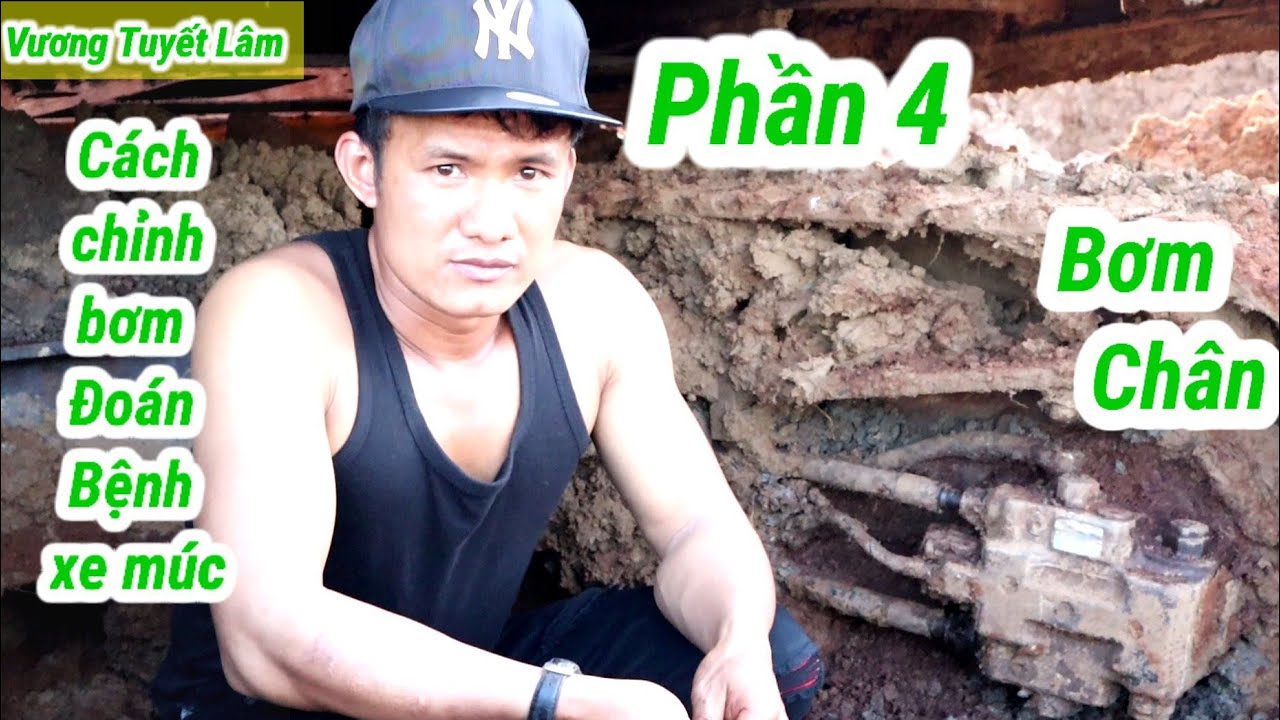 Cách chỉnh bơm thuỷ lực máy xúc.Các bệnh thường gặp ở máy xúc.máy xúc di chuyển yếu.Sửa xe cuốc.