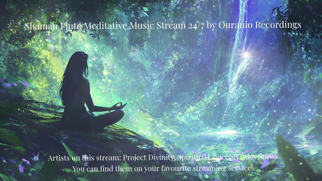 Meditation Music - Shaman Flute for Sleep - 24/7 New Age Meditation Music Live Stream