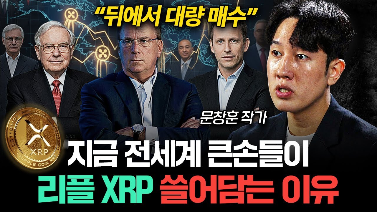 월가 세력들이 뒤에서 '리플 XRP' 대량으로 쓸어담는 이유 (문창훈 작가 1부)
