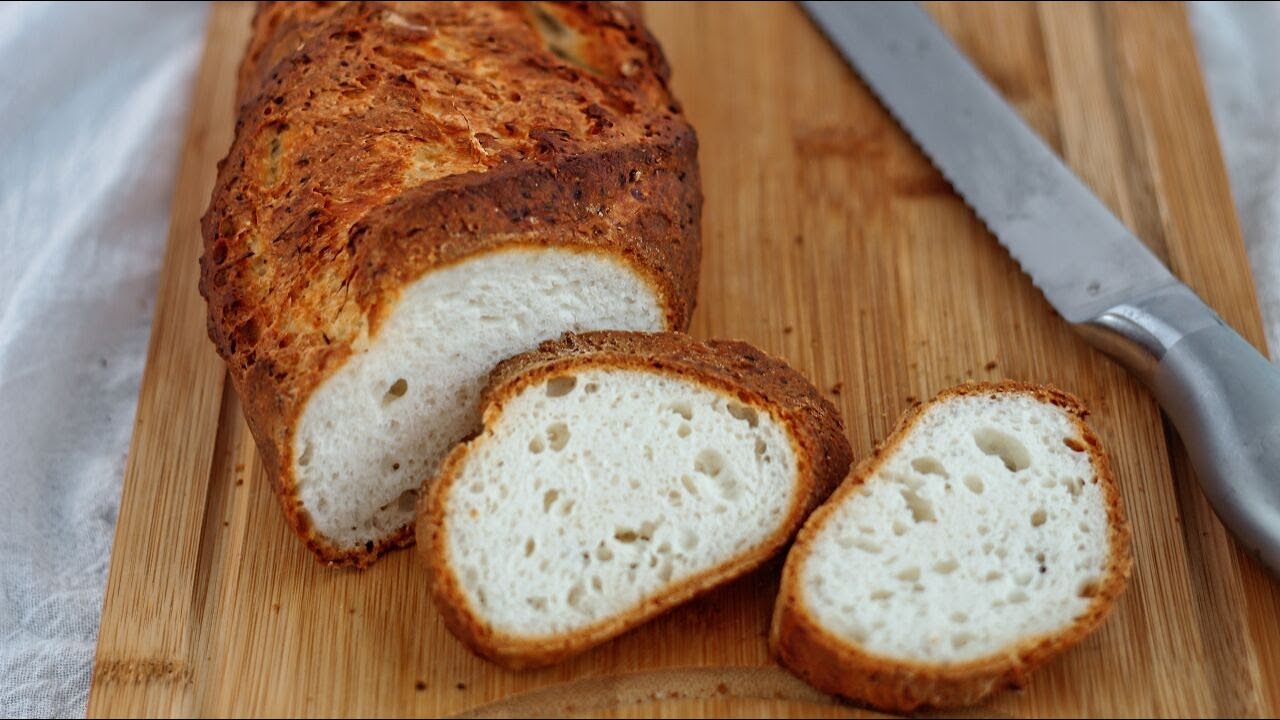Easy Gluten Free Italian Bread: Crispy Crust, Soft Inside