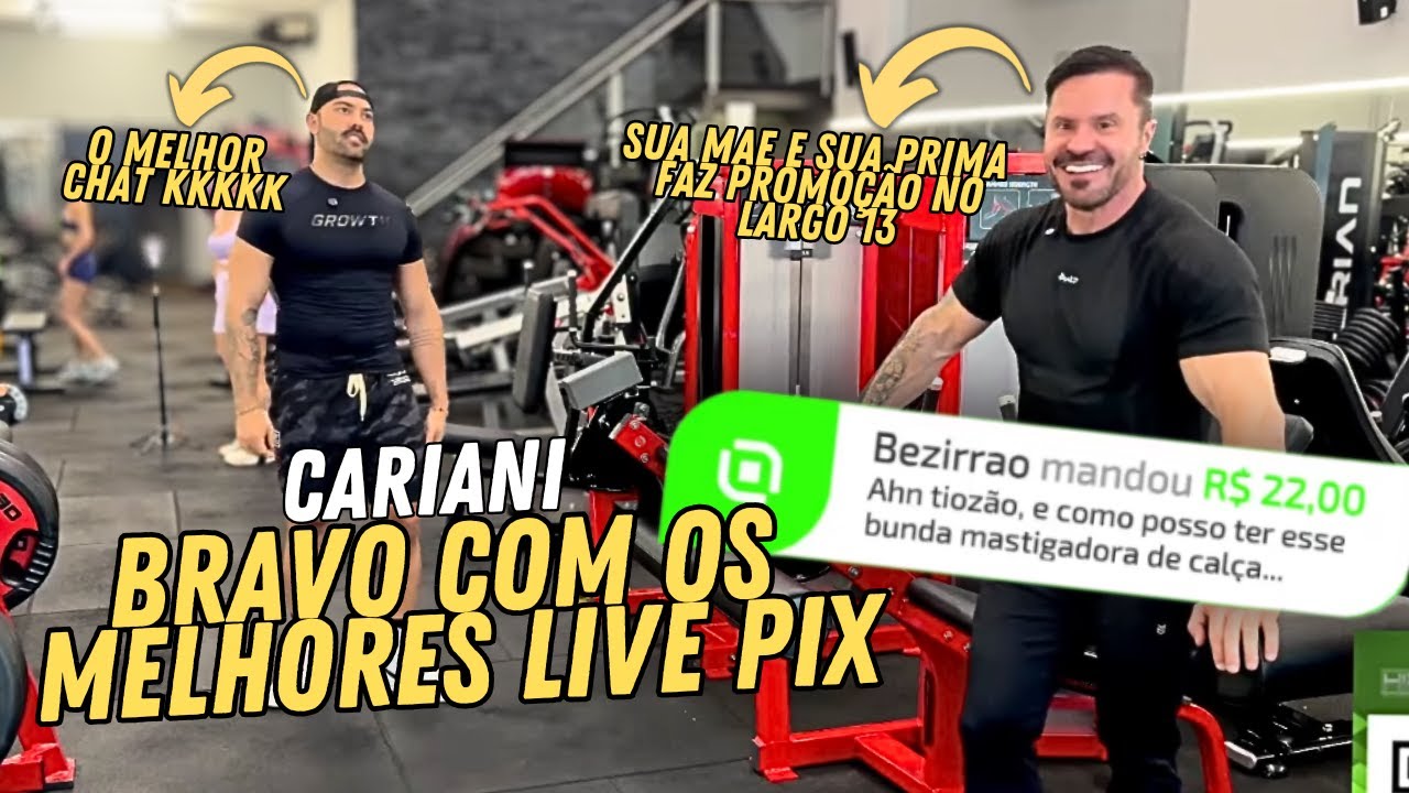 CARIANI FICOU BRAVO COM ESSES LIVES PIX! BALESTRIN NÃO SAIU DO PÂNTANO!