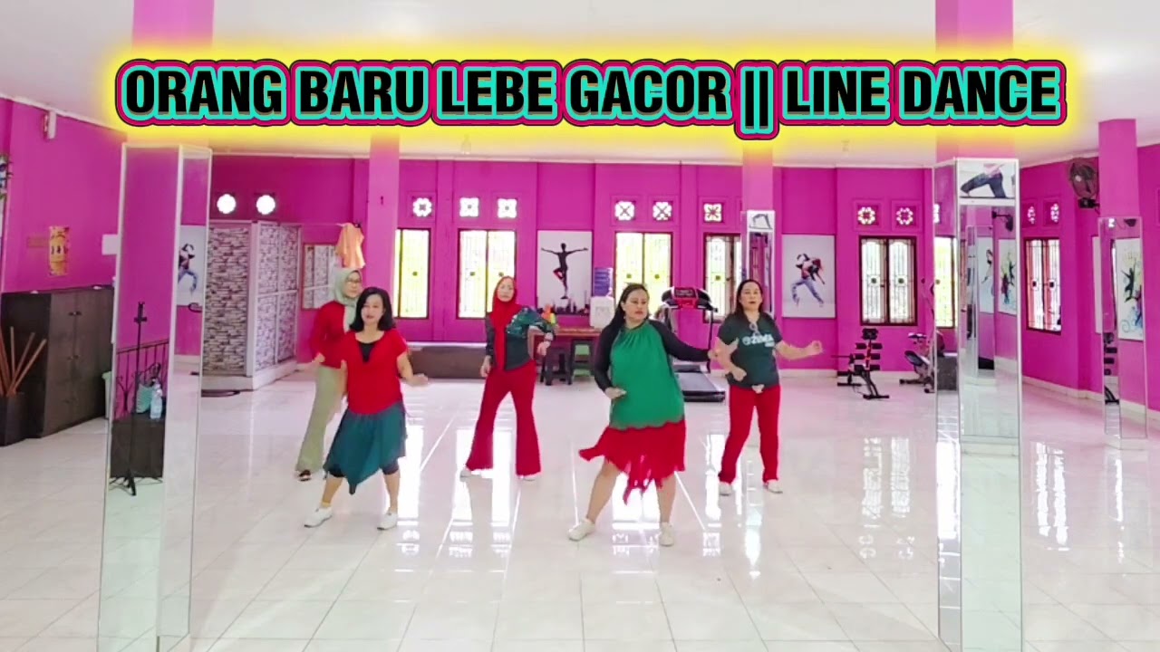 ORANG BARU LEBE GACOR || LINE DANCE || HIGH BEGINNER || CHOREO CAECILIA MARIA FATRUAN (INA)