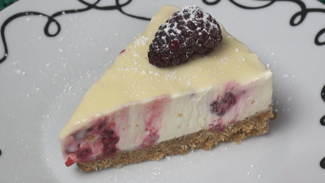 Raspberry & White Chocolate Cheesecake Recipe