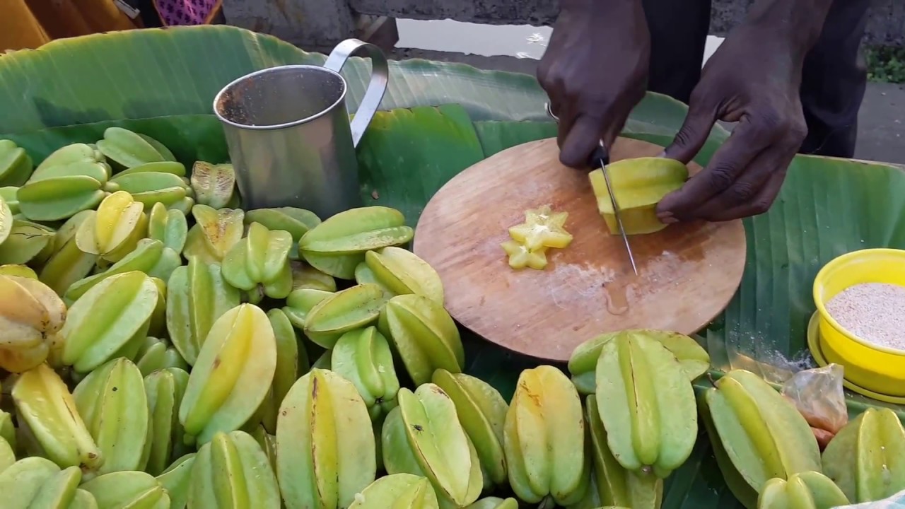 Star Fruits kolkata (Carambola) | Kolkata Street Food-Bengali  Tasty Juicy Fruits-Indian Food
