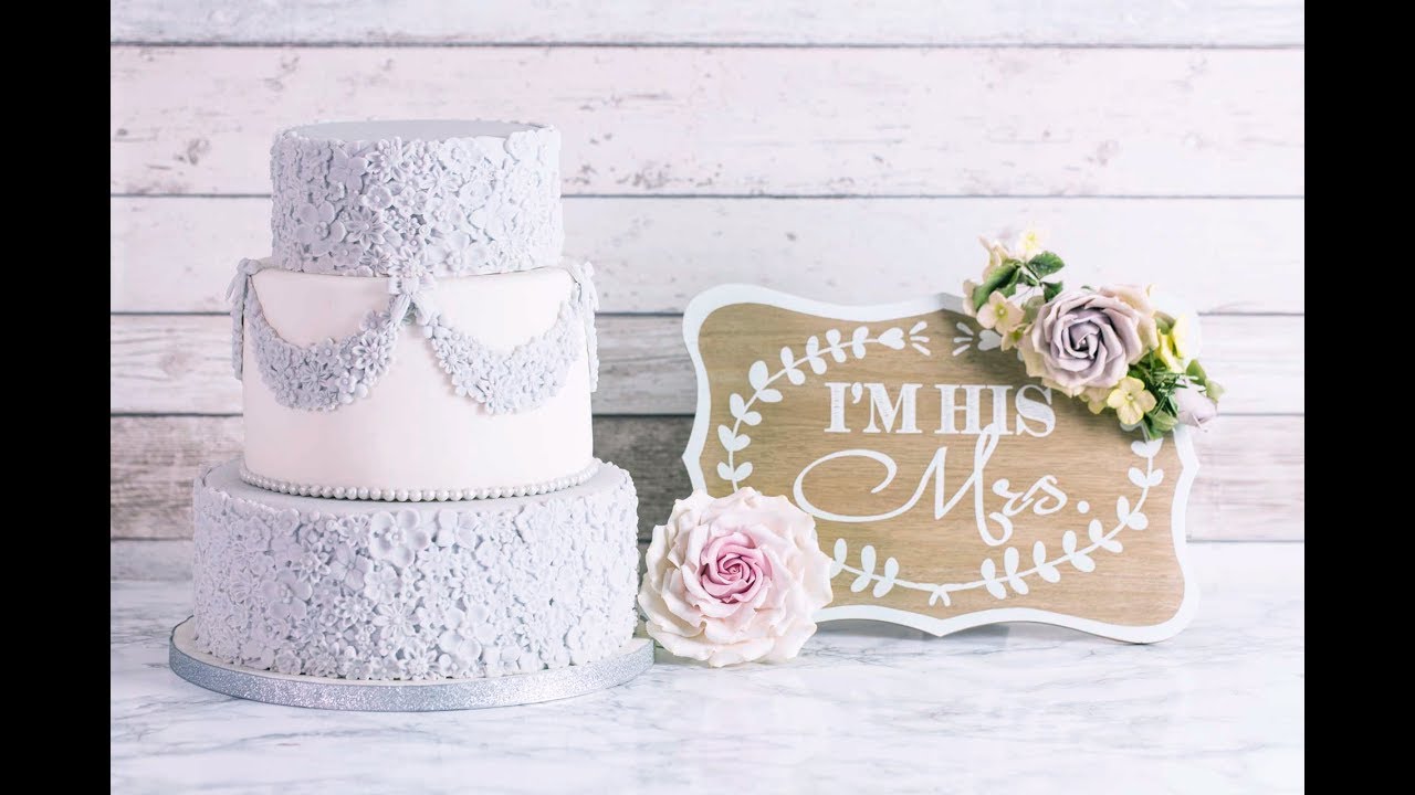 Karen Davies Sugarcraft Cake Decorating - Moulds - Sugar Flowers and Sugar Flower Garland Tutorial