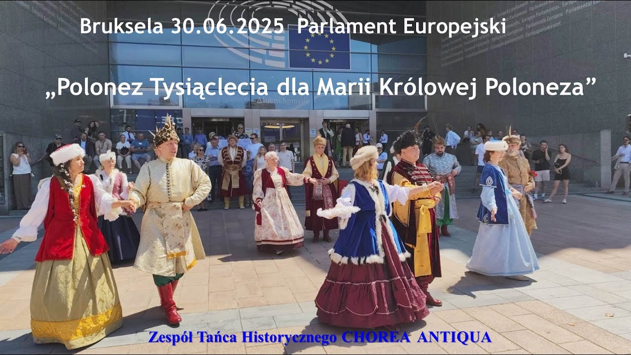 Polonez Tysiąclecia dla Marii Królowej Poloneza - Bruksela 2025